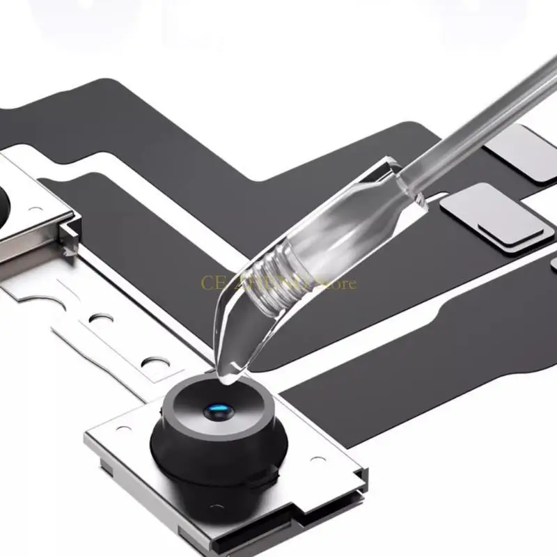 E56B 48pcs 휴대용 카메라 렌즈 클리너 지문 제거 수지 합성 스틱