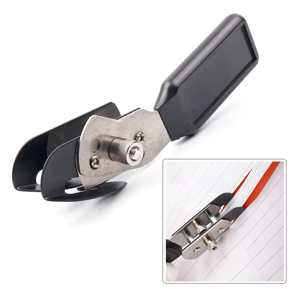 TOFAR Safety Double Heads Vinyl Car Wrap Film Cutter Knife Paper Backing Slitter Carbon Fiber Cutting Tool Car Stickers Cutter