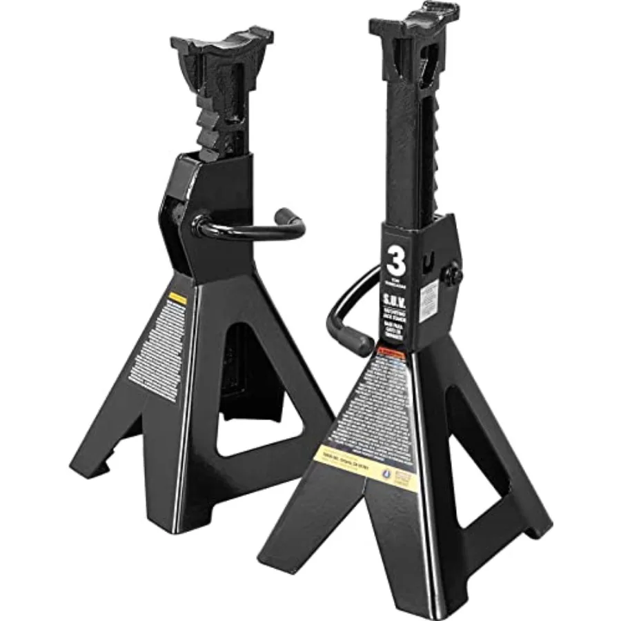 

AT400BR Steel Jack Stands: 2 Pack 000 lbs Capacity Heavy Duty Automotive Support with Durable Coating for Reliable Vehicle Lift