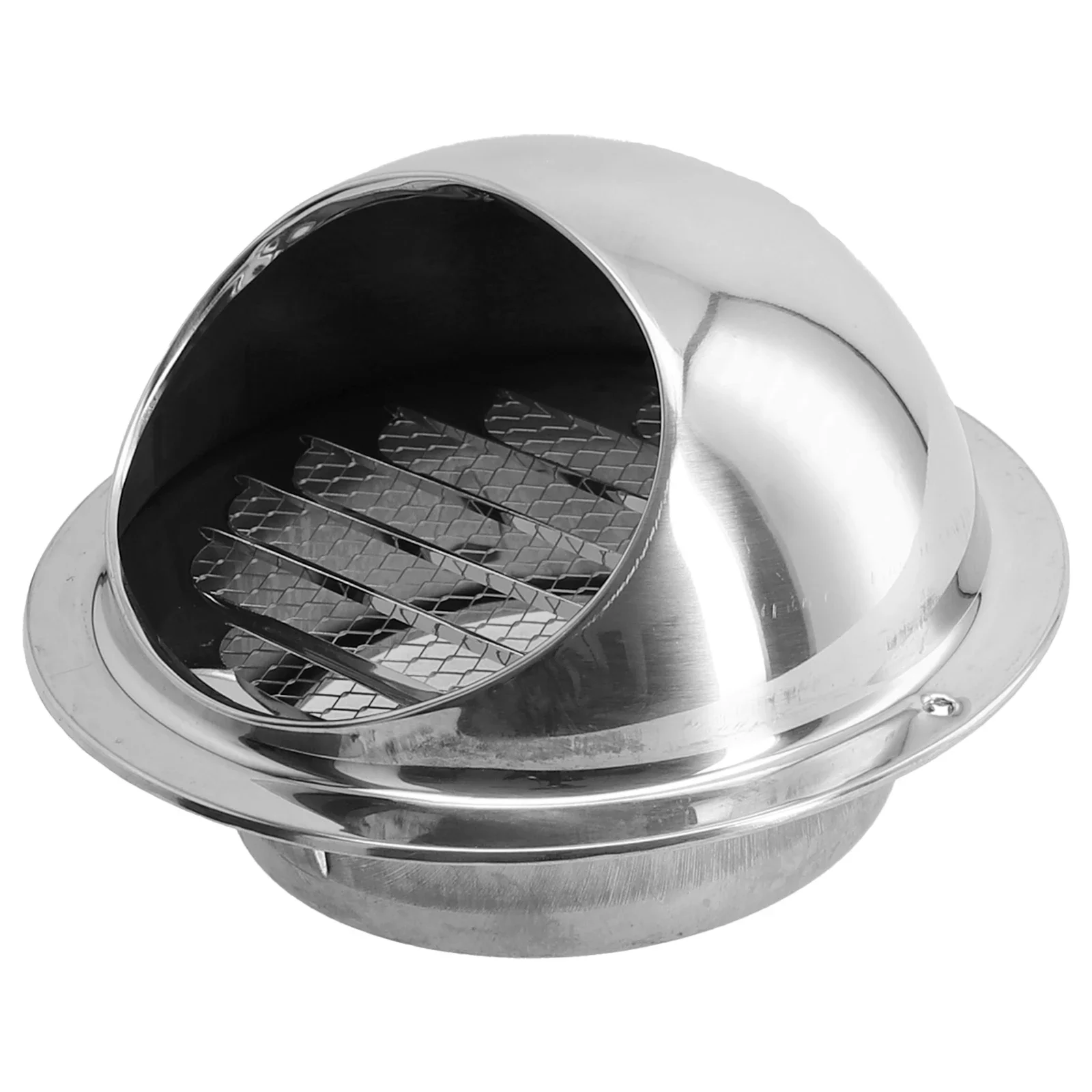 Stainless Steel Exterior Wall Air Vent Grille Round Ducting Ventilation Grilles Heating Cooling Vent Cover  Air Vent Cap