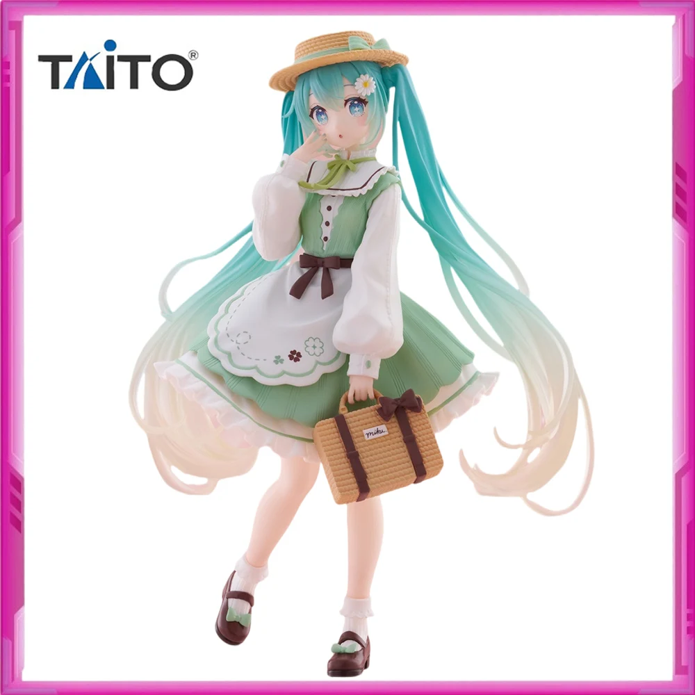 

In Stock Original TAITO Fashion Vocaloid Hatsune Miku PVC Anime Figures Action Figure Model Toys