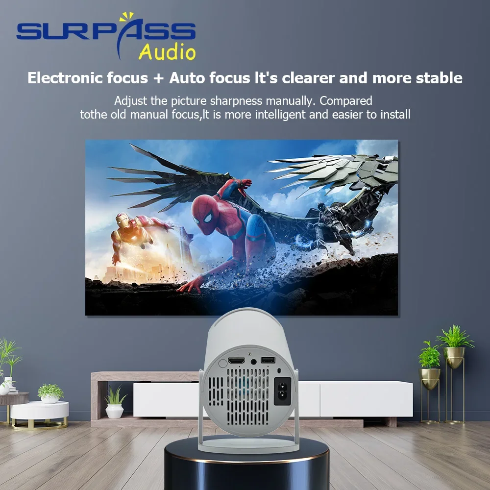 Imagem -03 - Sistema Inteligente de Cinema em Casa Android 10.0 Wi-fi Bluetooth Decodificação 4k Alto-falante Embutido Efeito Sonoro Inteligente para Escritório