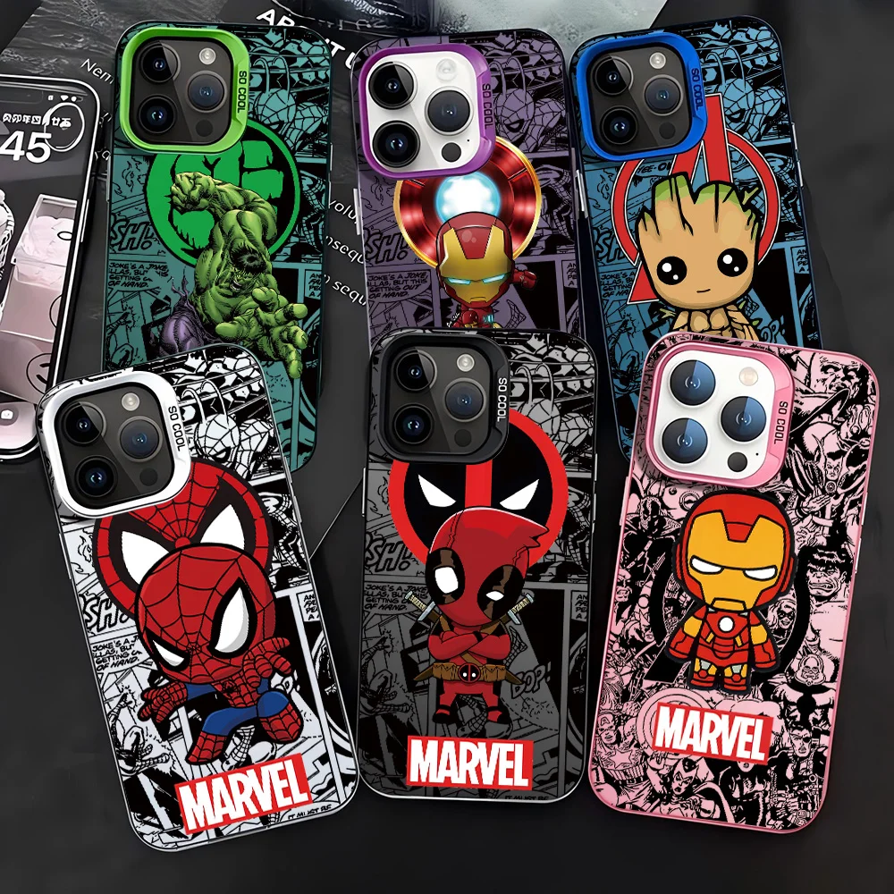 Spiders-Man Hulks Phone Case for Samsung Galaxy A37 A57 A17 A07 A16 A06 A35 A55 A25 A05S A15 A56 A54 A36 A34 A24 A26 4G 5G Cover