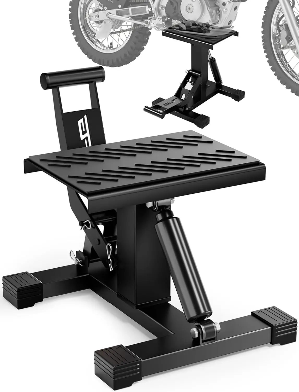 

Сверхмощная подъемная подставка для мотоцикла, емкость 1000 фунтов, регулируемая высота для ремонта и обслуживания мотоциклов