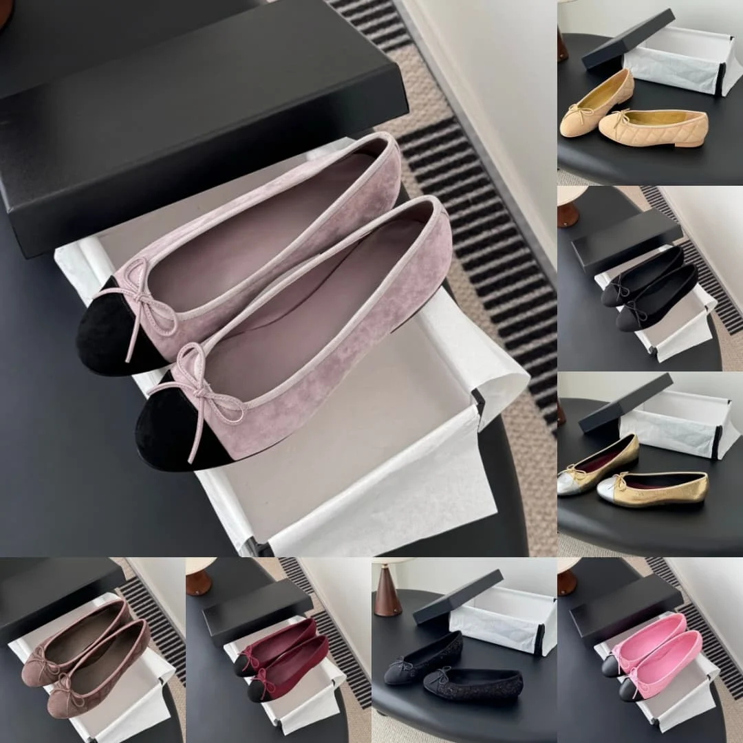 

Spring 2026 new style bow tie women's ballet flats made of genuine leather. Available in various colors. Sizes: 35 - 40
