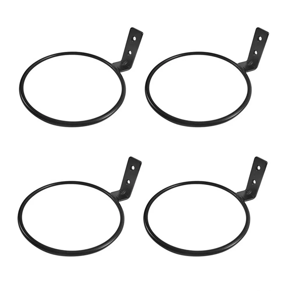 

​Plant Holder Ring Plant Wall Mount Flower Pot Holder Ring Metal Wall Mounted Plant Hanger for Indoor Plant Flowers Brackets