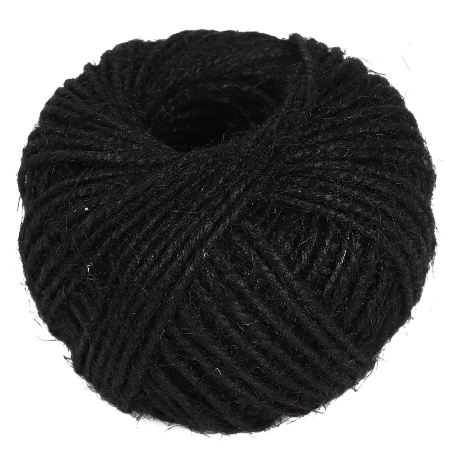 Corde de jute noire pour l'artisanat, le scrapbooking et le jardinage, 50m