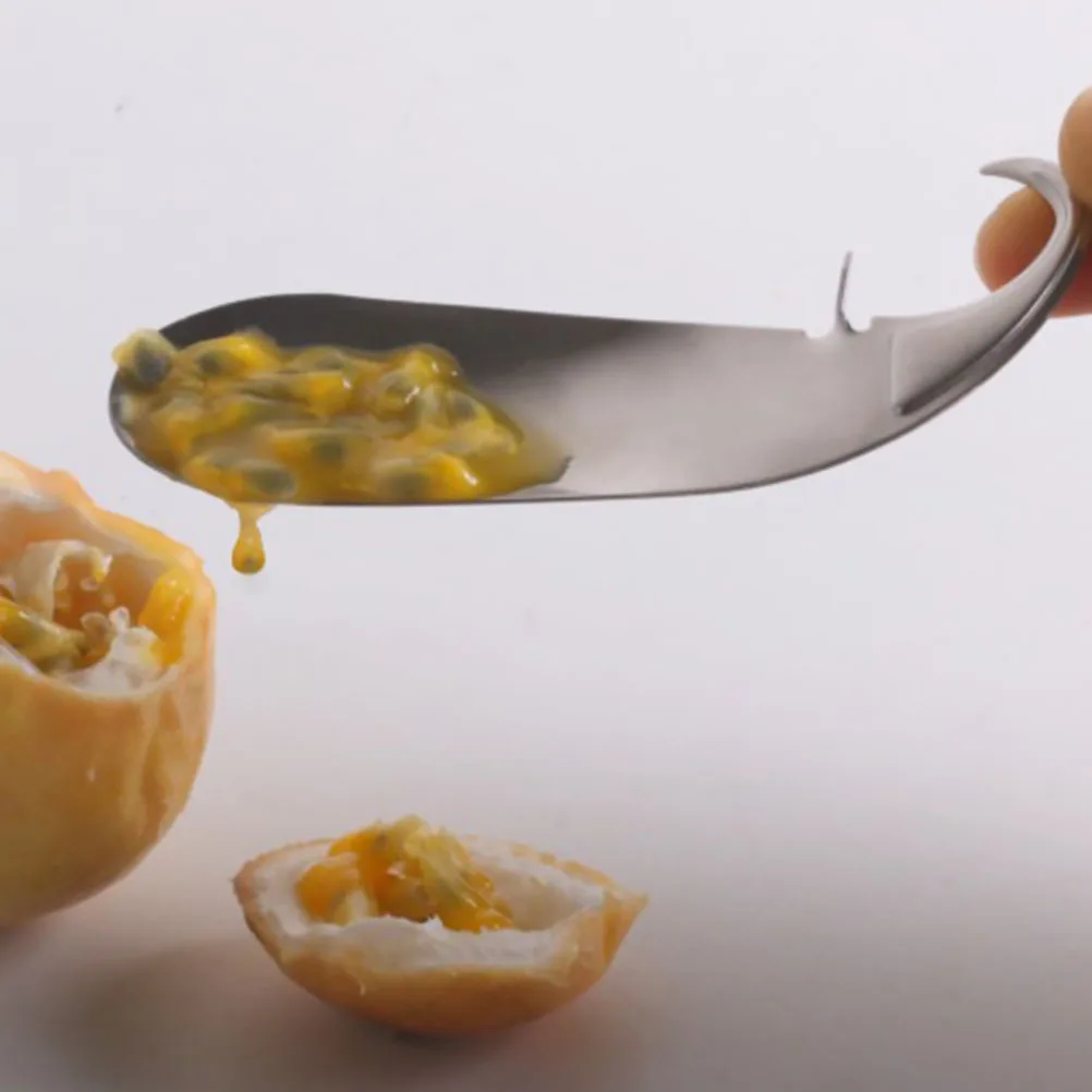 Extracteur de fruits de Passion en acier inoxydable, 2 pièces, conception en forme de baleine, Gadget de cuisine artisanal fin, pas facile à déformer