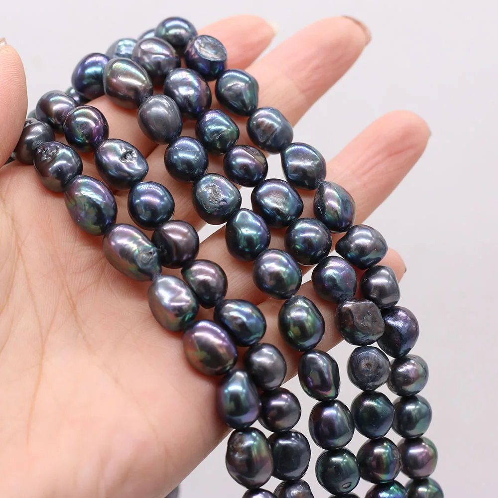 Black Nugget Pearl Natural Freshwater Isolation Pearl For Jewelry Making DIY Necklace Bracelet Chains Earrings Accessory