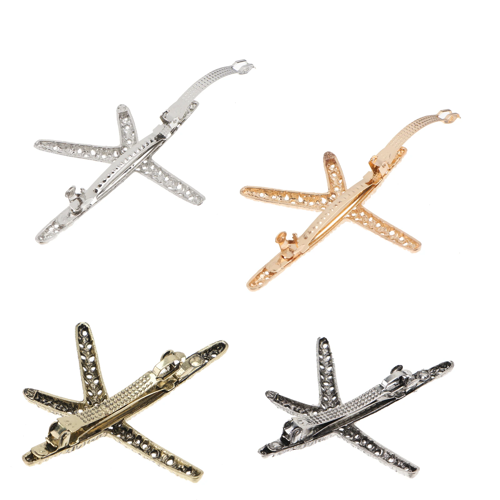 

4 Pcs Bobby Pins Women's Barrettes Girl Hair Accessories Star Hairpins Miss Clips