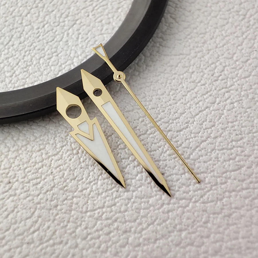 Manecillas de reloj con movimiento NH35 para NH36 NH70 4R 7S, manecillas luminosas verdes C3, accesorios de reloj, plata, oro, rosa y oro