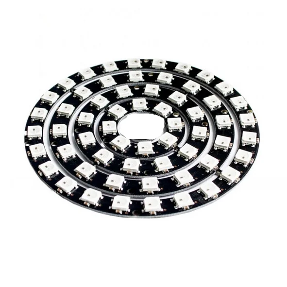 RGB LED Ring 8/12/16/24 Bit WS2812 5050 RGB LED with Integrated Driver Drop