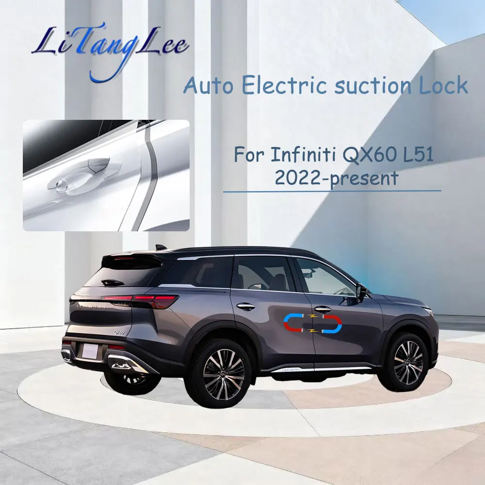 

Для Infiniti QX60 L51 2022-настоящий ​ ​ Автомобильная дверная защелка с плавным закрыванием (с приводом блокировки прохода) — бесшумный доводчик с электрическим всасыванием