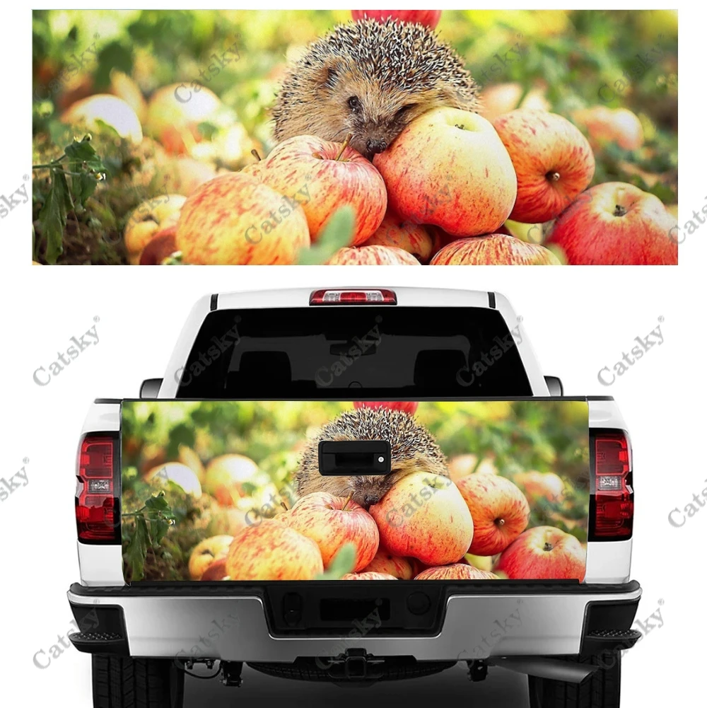 

Hedgehog Animal Print Car Tail Trunk Protect Vinly Wrap Sticker Decal Auto Hood Decoration Engine Cover for SUV Off-road Pickup