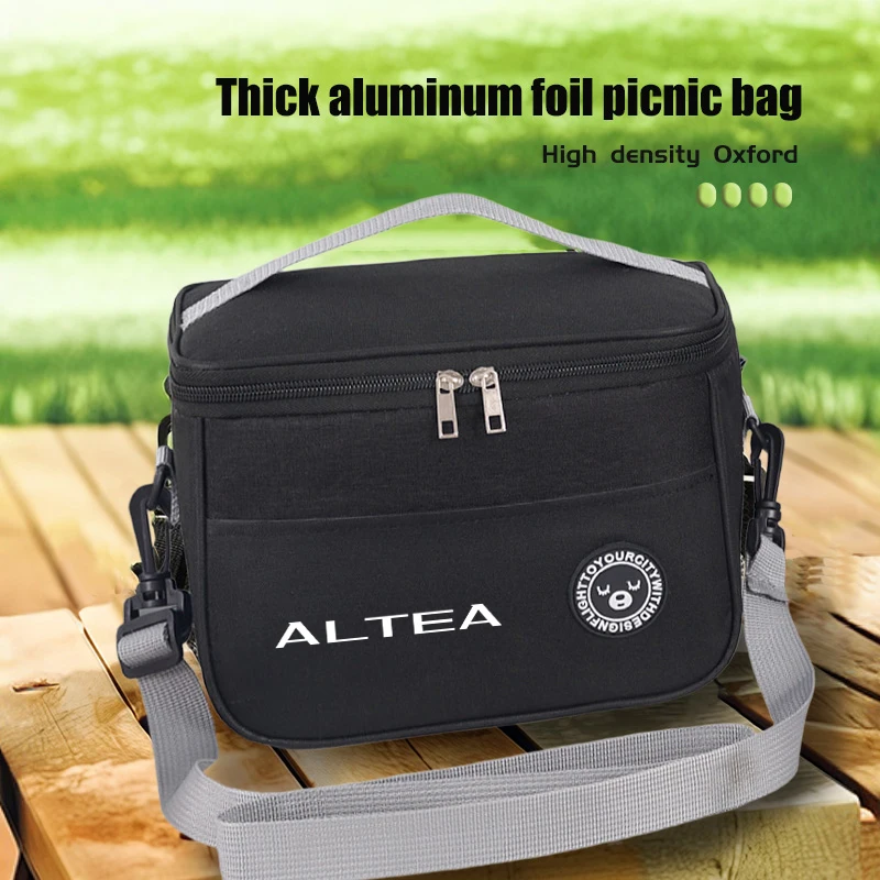Oxford Cloth Insulated Picnic Bag Portable Thermal Lunch Bag For Seat CUPRA Altea Leon 5f Ibiza 6j ATECA Arona Exeo FR Tarraco view 2