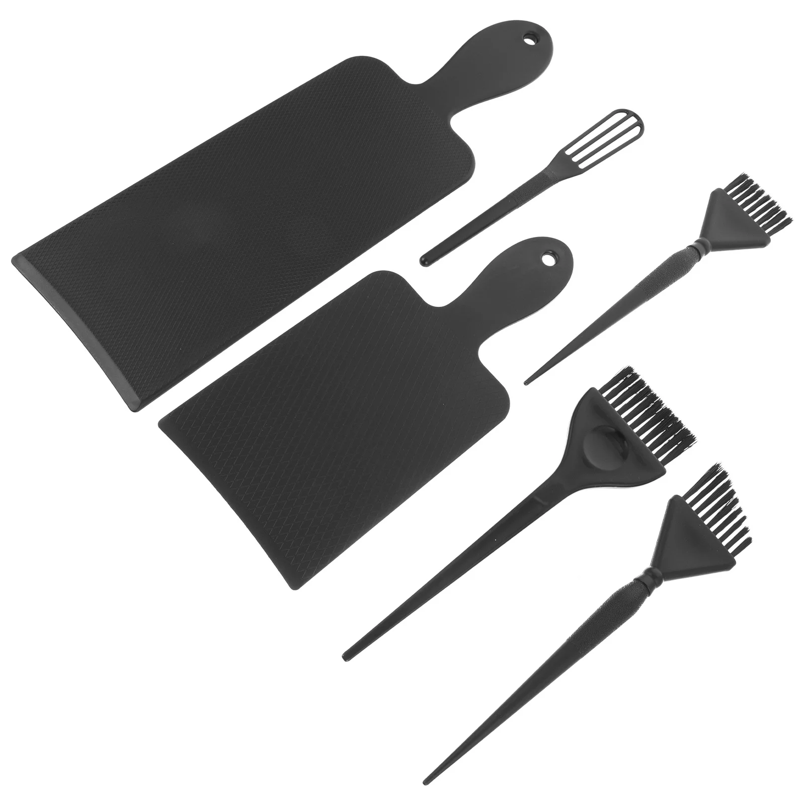 

6Pcs Hair Dye Kit Highlighting Board Brush Professional Durable Salon Home Use Hair Coloring Kit Highlighting Board