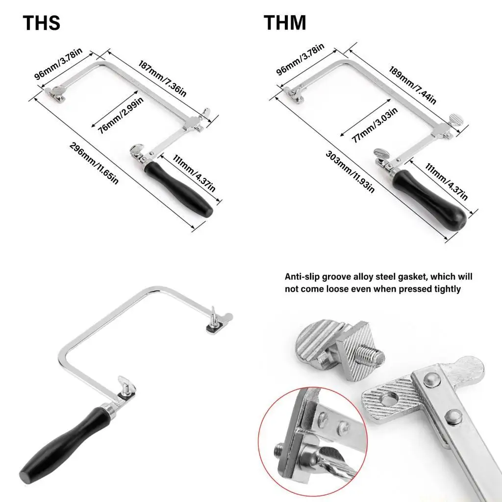 

A2BE Professional Sawing Jewelry Wire Carved U-shaped Handle Sawing Frame for Jewelry Processing Making Portable Jeweler Tool