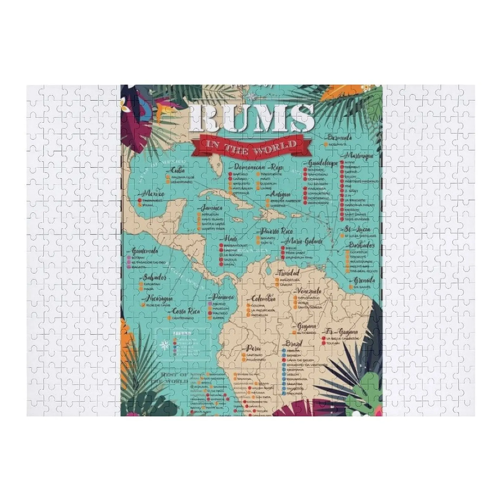 

Best Rums In The World Jigsaw Puzzle Custom Kids Toy For Children Puzzle