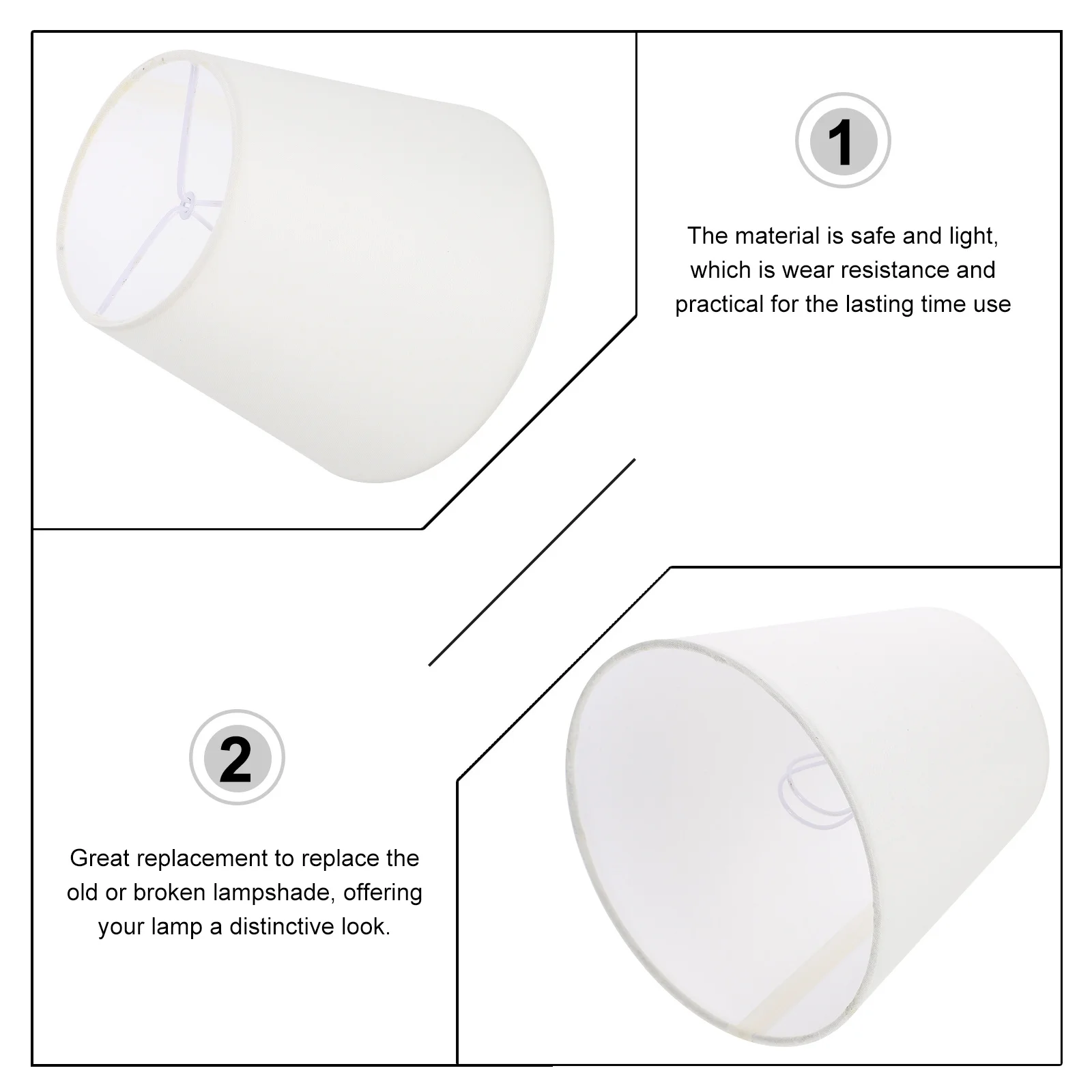 

Сменный абажур для настенного светильника из льна, современный тканевый чехол для лампы для домашнего декора, плиссированный абажур, декоративные абажуры для настольных ламп