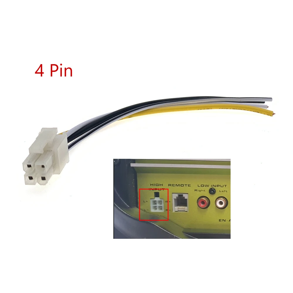 4 6 Pin Car Radio Wire Harness Power Cable For FUSION EN-AT1100 EN-AT1120 EN-AB1120 AB2120 For Alpine NVE-M300P PXA-H600 H510
