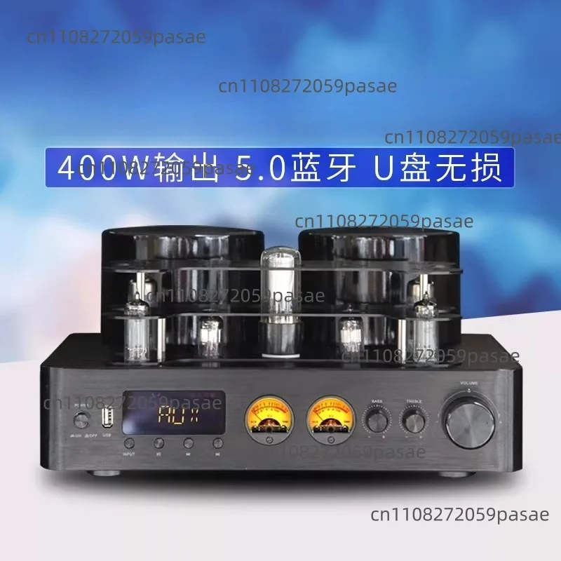Fever Tube Amplifier High-Power Hi-Fi Amplifier 5.0 Bluetooth USB Lossless Decoding Tube Audio System