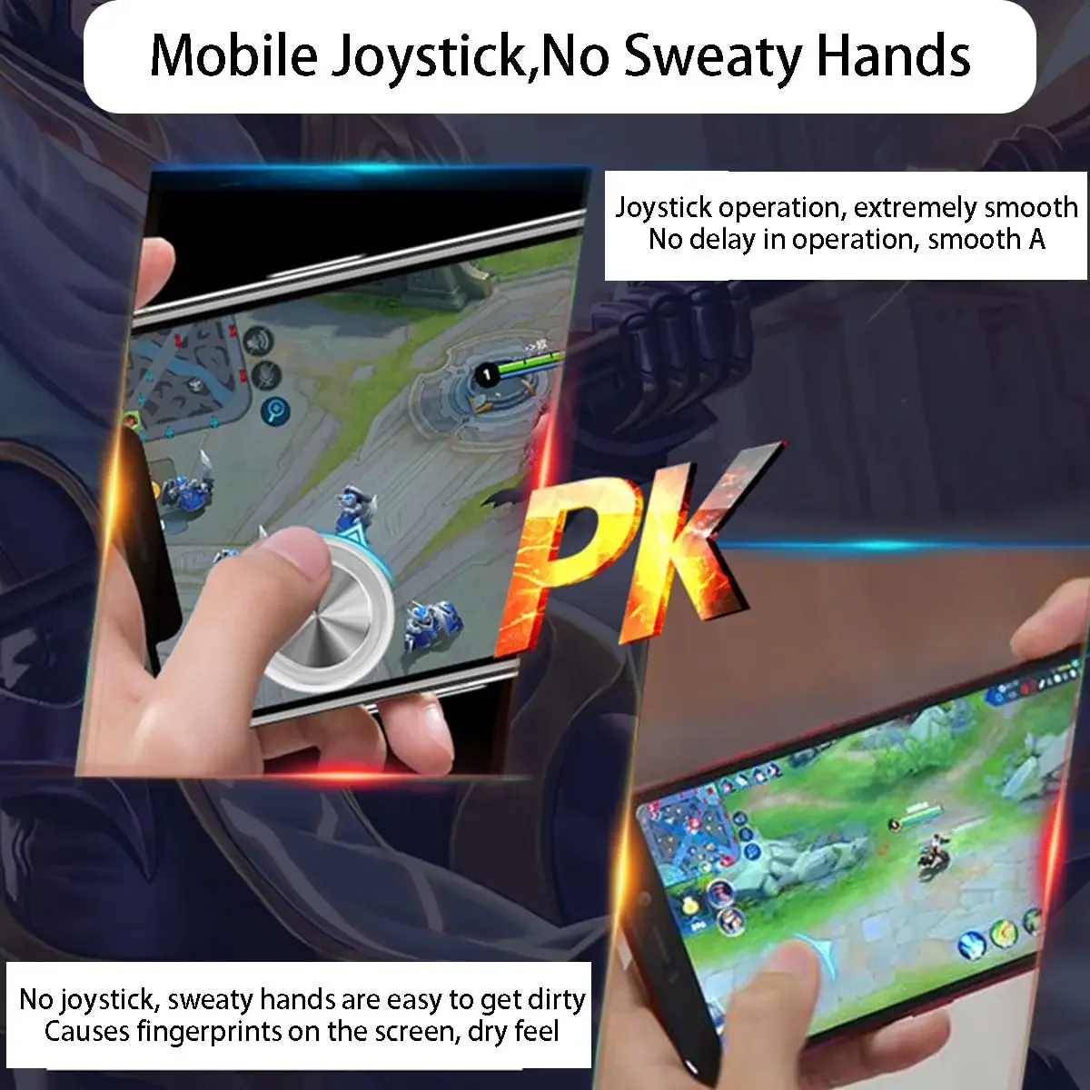 Smartphone Controller Joystick Game Control Touch Screen Joypad for IPad IPhone Android Tablet Smooth Operation Game Controller - view 2