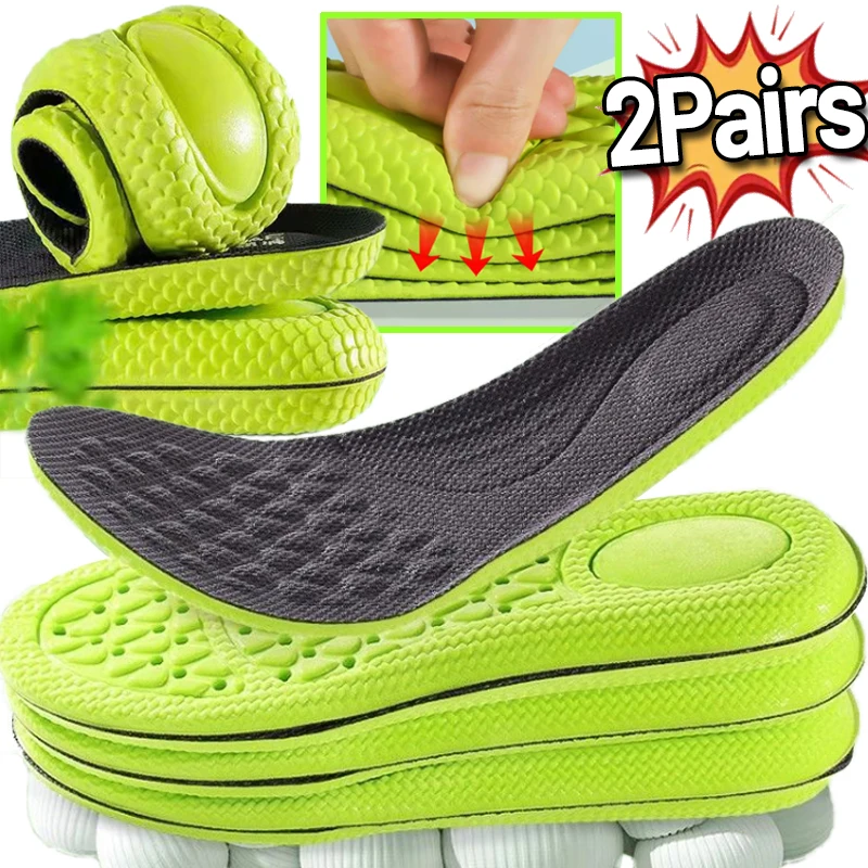 

Deodorizing Sports Insole Shoes Pads High Elastic Shock Resistant Anti-odorant Breathable Insoles Comfortable for Shoes Cushion