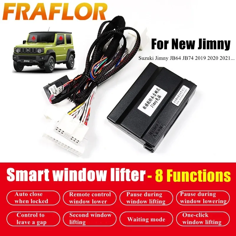 

Closing & Open Smart Remote Controller Lifter For Suzuki Jimny JB64 JB74 2019-2024 Auto Close Jimny Automatic Window Closer