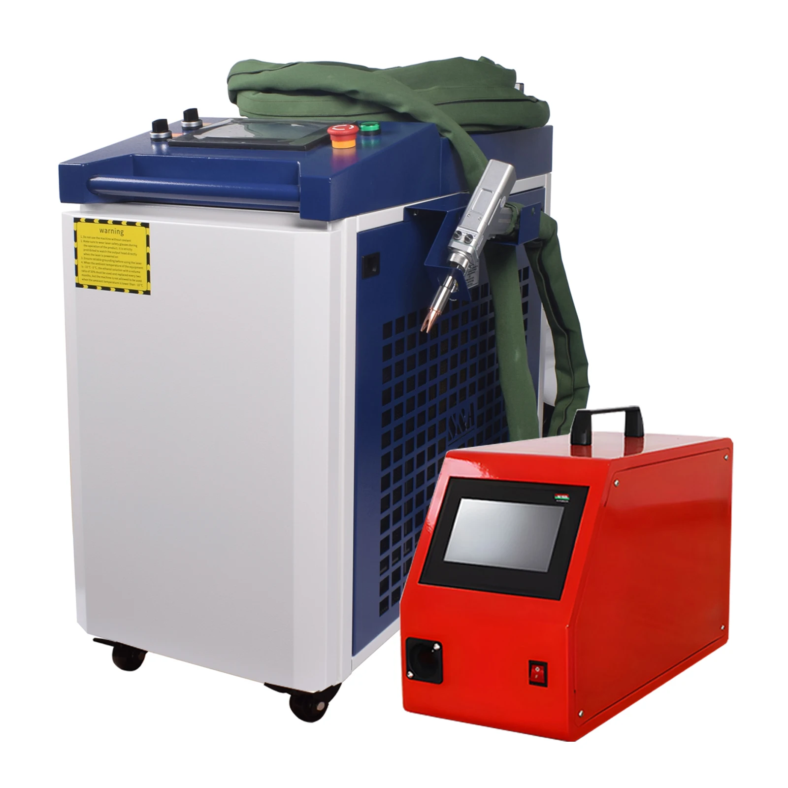 1500W Raycus Fiber Laser Welding Machine 4 in 1 Handheld Laser Welder Cleaning Cutting Soldering OD7 Protective Mask  for Metal