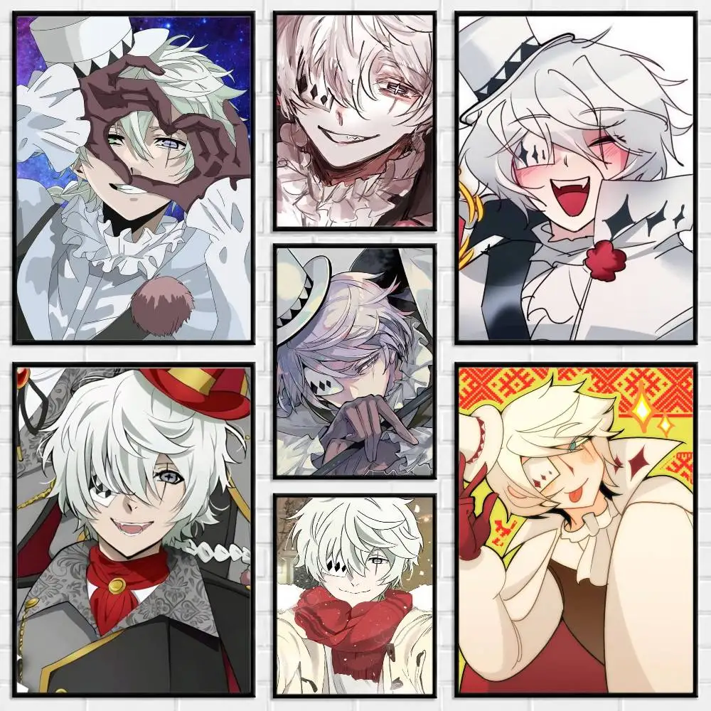 BSD Bungo Stray Dogs Nikolai Gogol Poster Versatile HD Waterproof Wall Art Self-Adhesive Decor for Any Space Ideal Gift