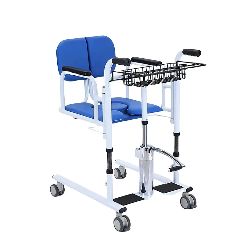 Manual folding and removable lift chair Wheelchair Shower chair Toilet Toilet Patient transfer chair