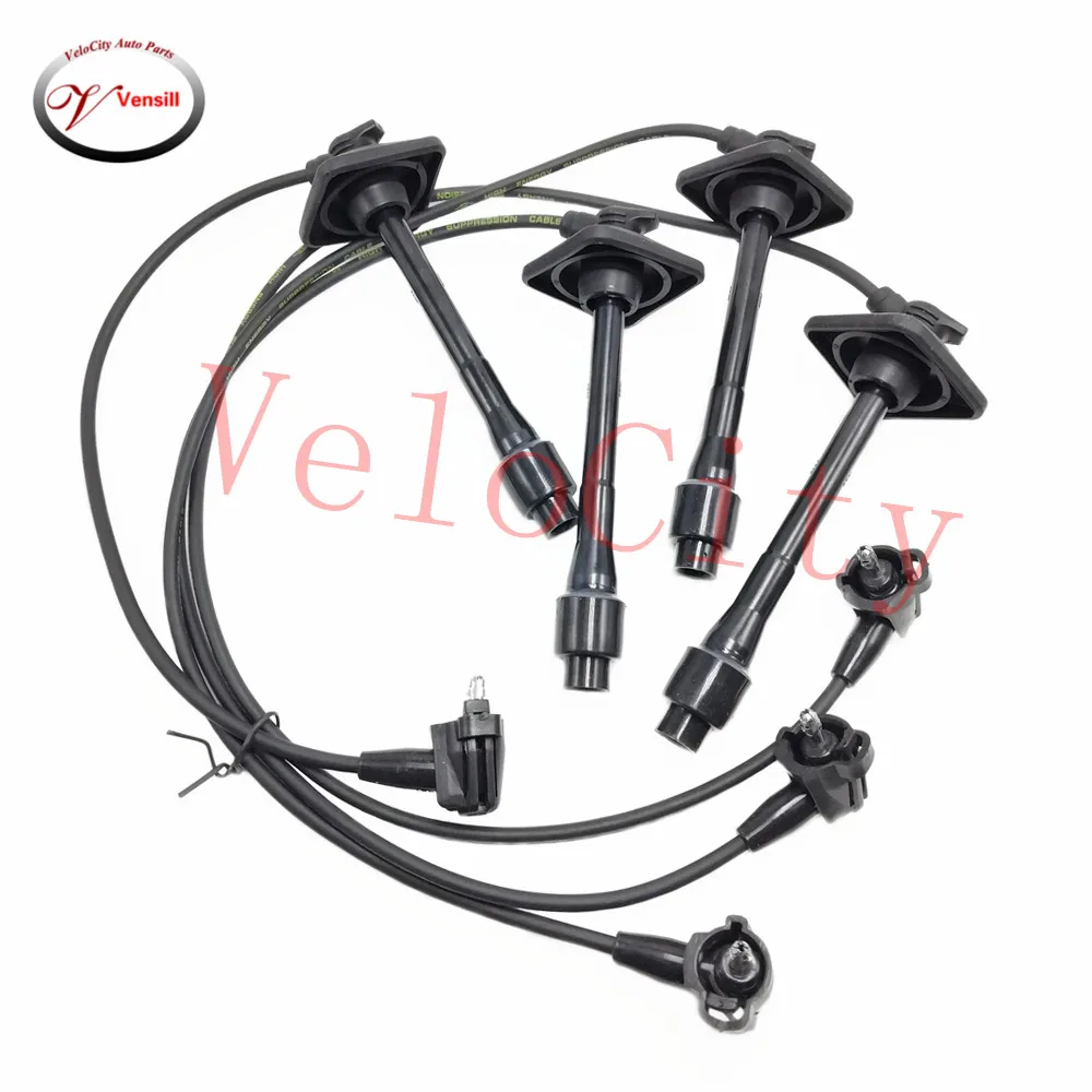 

Spark Plug Wire Set Ignition Cable Fits For Toyota Corolla Startlet Sprinter Caldina 4EFE Part No# 90919-22395 9091922395