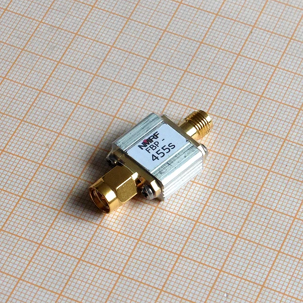

455MHz SAW Bandpass Filter, 5MHz Bandwidth