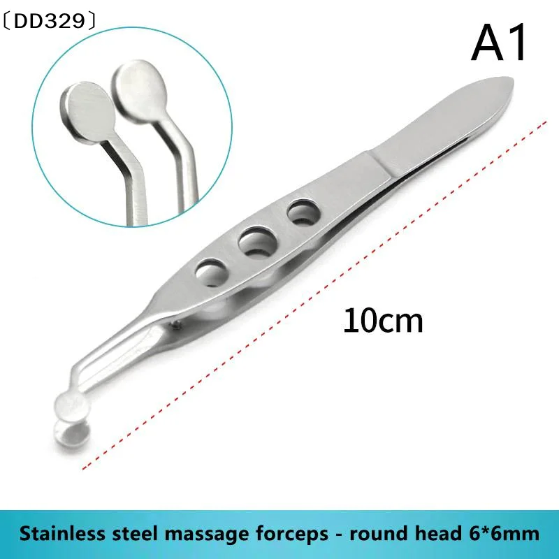 1Pc Meibomian Gland Forceps Clip Eyelash Compressor Stainless Steel Eyelid Tweezers Metal Expressor Extension Makeup Tool〔DD329〕 view 6