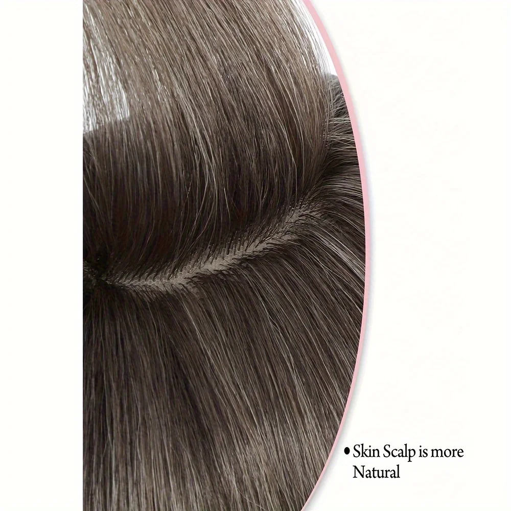 Syntetyczne nakładki na włosy dla kobiet z przerzedzającymi się włosami - 18 cali 6,5 x 6,5 cala Duże pokrycie Ombre Blonde Wiglets Kawałki włosów