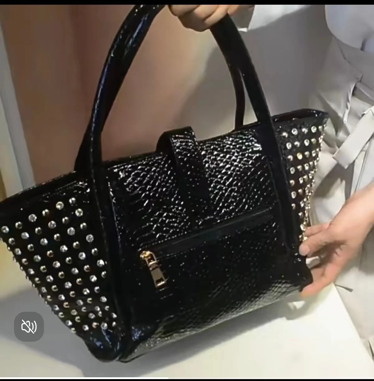 Borse a tracolla con strass per donna Borse di lusso in pelle PU Borse da donna Designer Ladies Hobos Bag Sac A Main