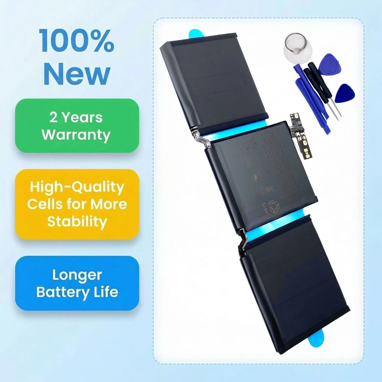 New A1713 Free Tools Laptop Battery For Apple MacBook Pro 13' A1708 2016 2017 EMC 2978 3164 020-00946 MLL42LL MPXQ2LL MLUQ2CH/A