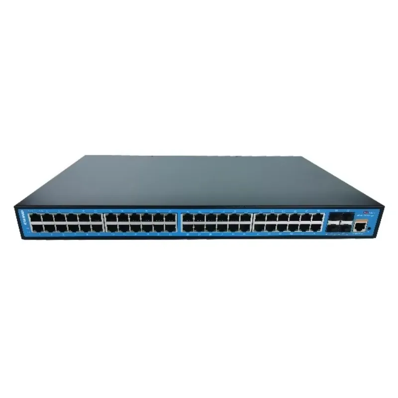 L2 Managed Network 48 Port 1000Mbps Ethernet Switch with 4 Gigabit Optical Fiber 10g SFP Slot Support IPV4/IPV6