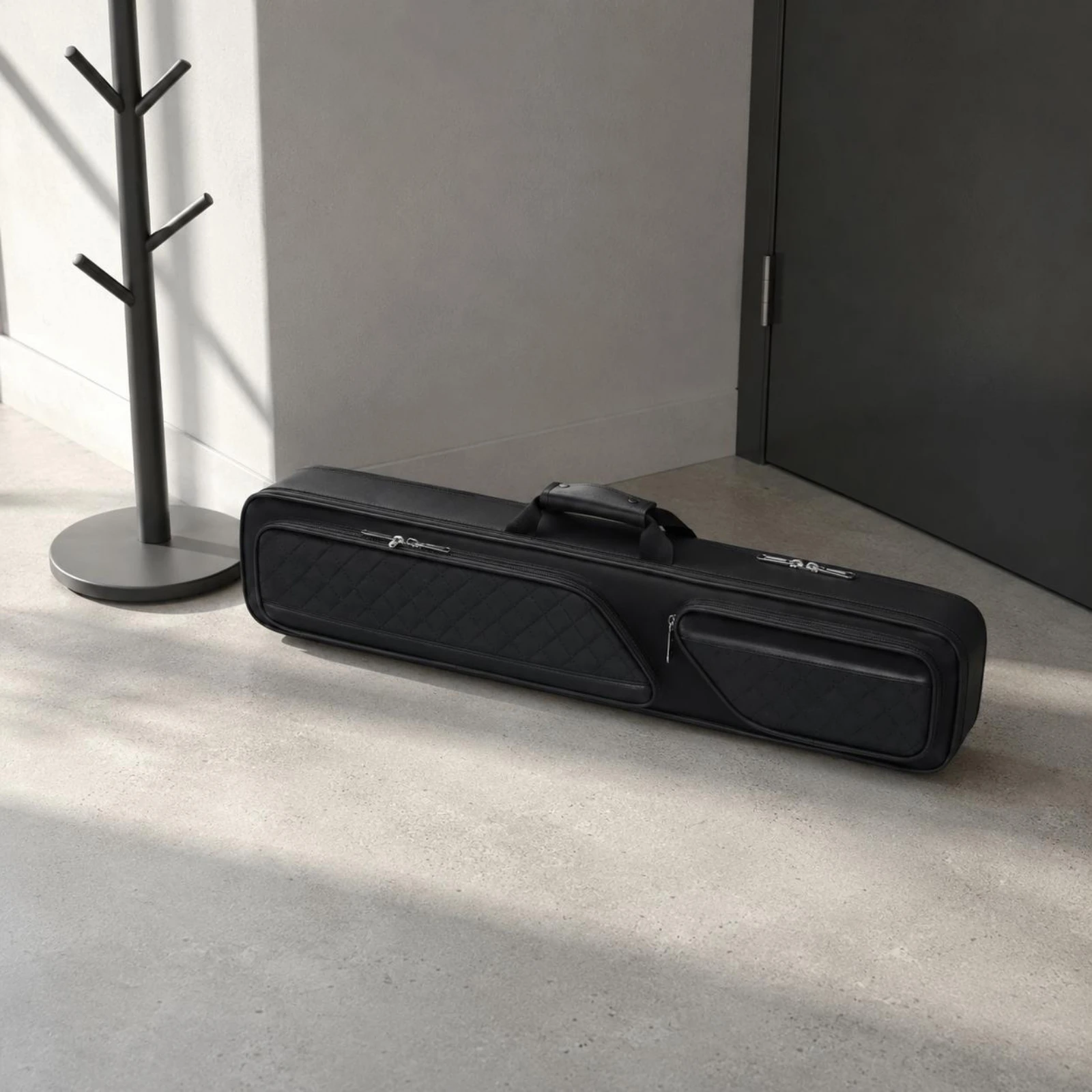 Snooker Cue Bag Portable Billiard Cue Carrying Case Sports Gear Padded Zipper Closure for Travel
