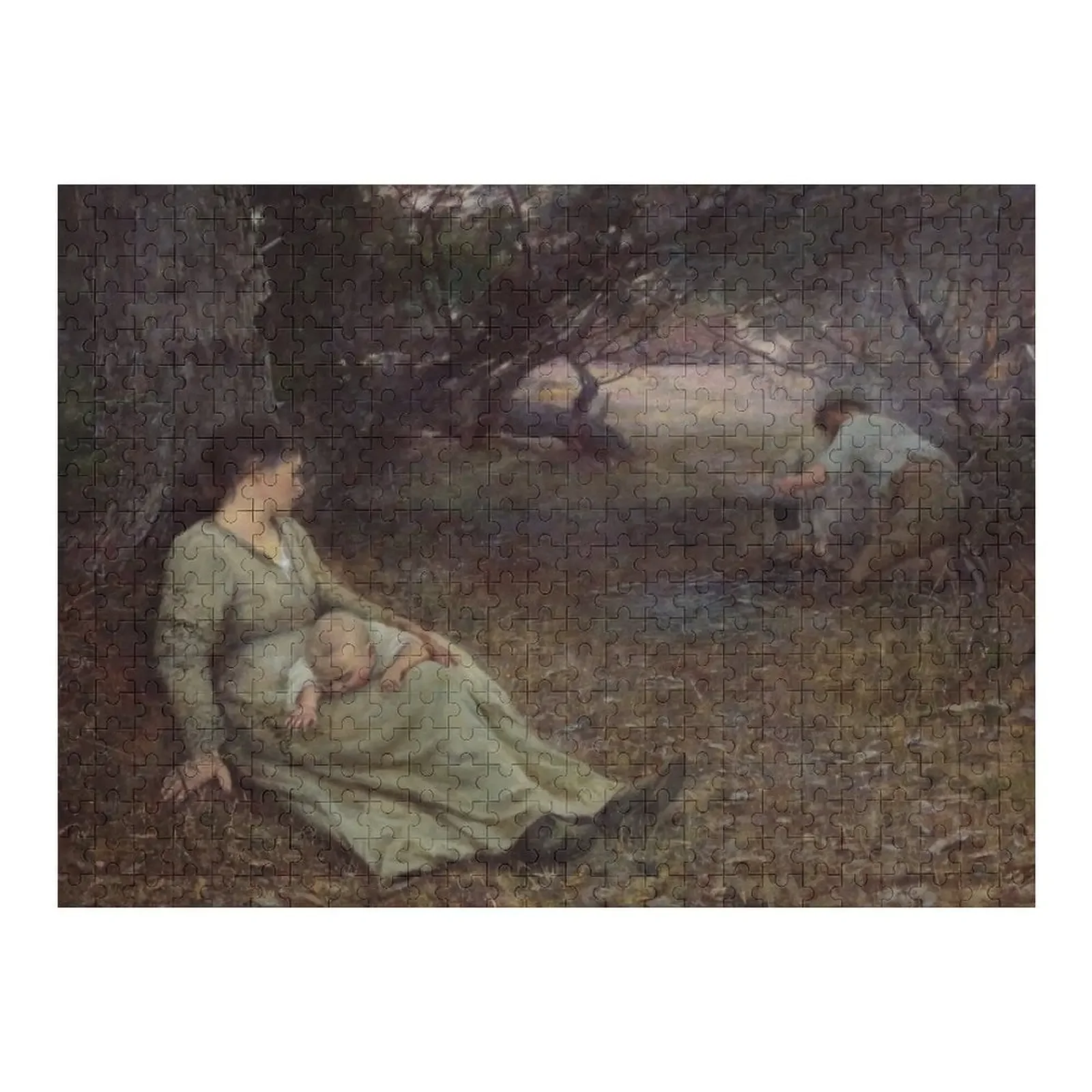 

On the Wallaby Track - Пазл Frederick McCubbin Персонализированные подарки для детей Настраиваемый подарок ребенку Изображение искусства Пазл