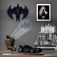 Batman 3D Puzzle Paper Batmobile Wayne Manor Batwing Searchlight DC Jigsaw Model Assembled Game Toys For Kids Gifts