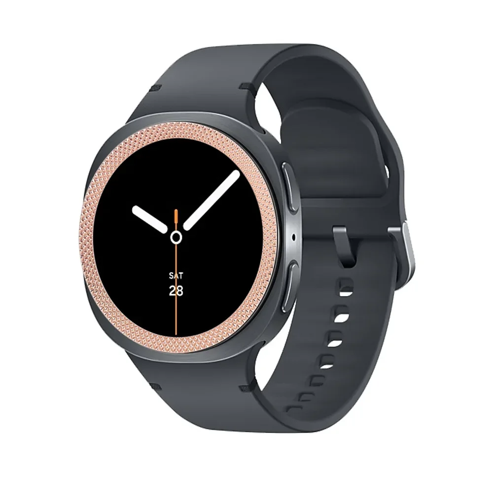 Lunetta in metallo per Samsung Galaxy Watch 8 7 6 5 4 Series Custodia protettiva adesiva per Galaxy 40MM 44MM Anello paraurti