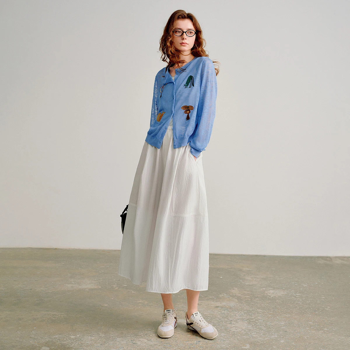 TOYOUTH Women's High Waist Wide Leg Skort 2026 Autumn New Accordion Pleated Slimming Flattering Office Commute Workwear Chic image 5