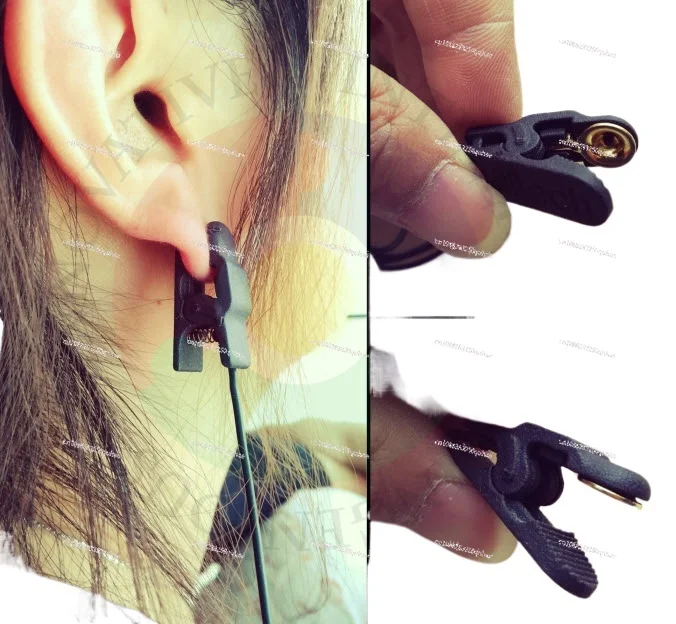 EEG Ear Clip Electrodes for Gold Plated Ear Clip Electrodes
