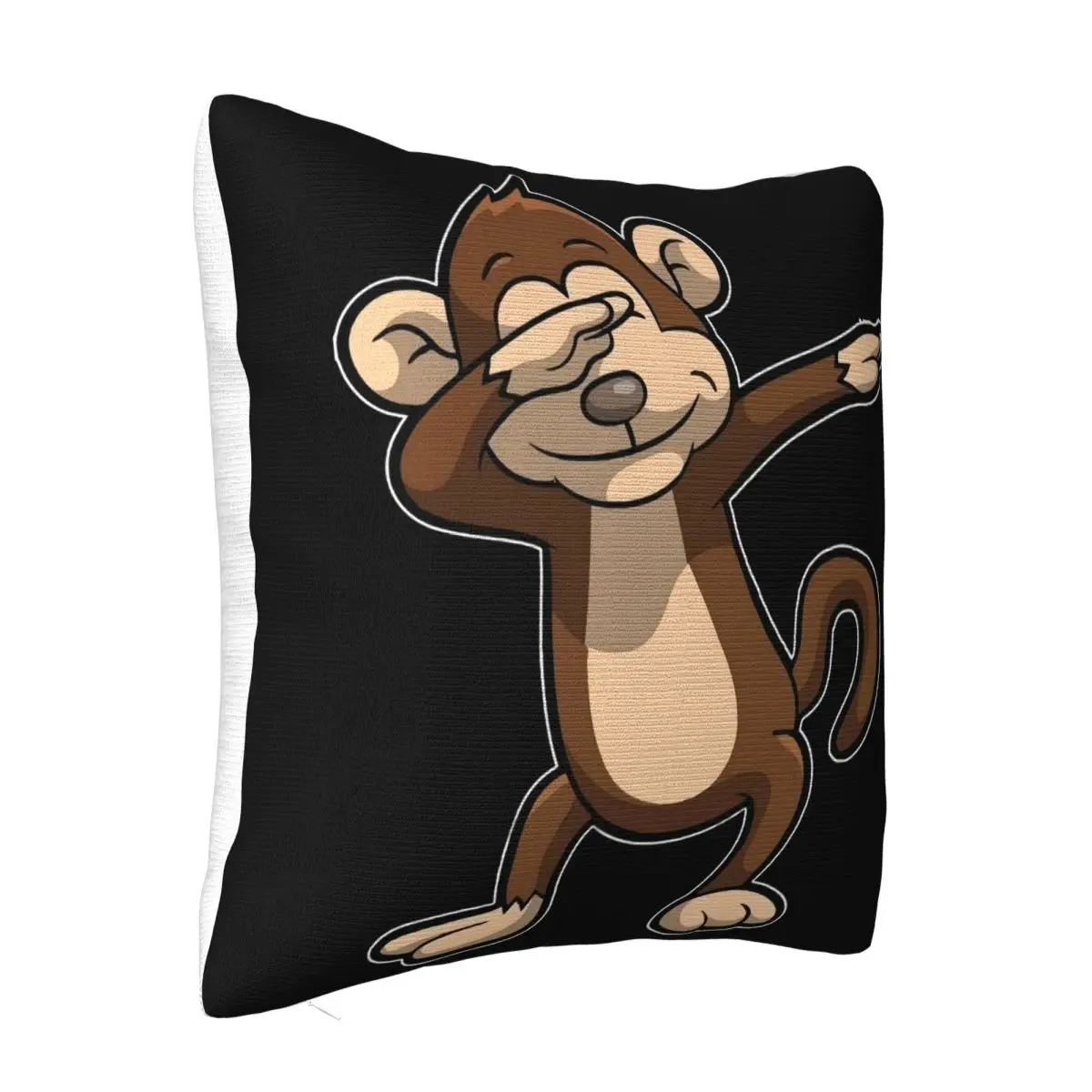 Dab Monkey Fun Repeat Uni Fit Long For Large Man Fitness Cartoon Funny Men Uni Fashion New Pillow Case