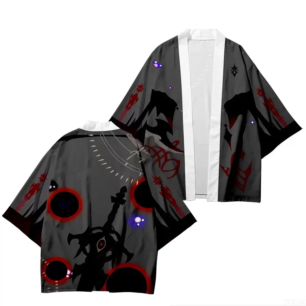 سترة فاينل فانتسي XIV Wafuku كيمونو ثلاثية الأبعاد مطبوعة للجنسين سترة يوكاتا ملابس رياضية بيجامة للهالوين #4