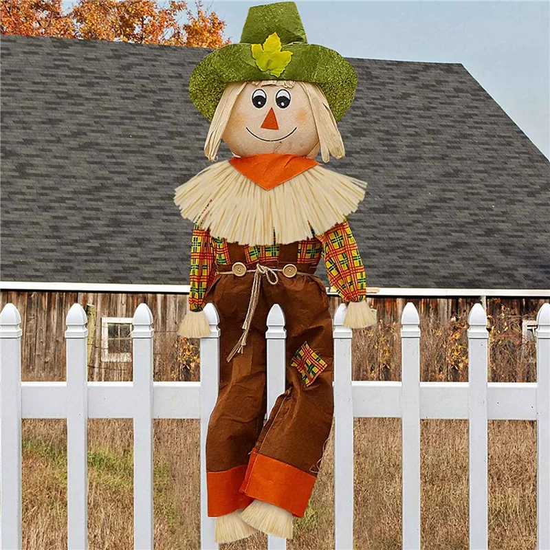

60 Pieces Scarecrow Straw Kit Paper Scarecrow Costume Accessories Neck Arm And Ankle Ties For Party Accessory