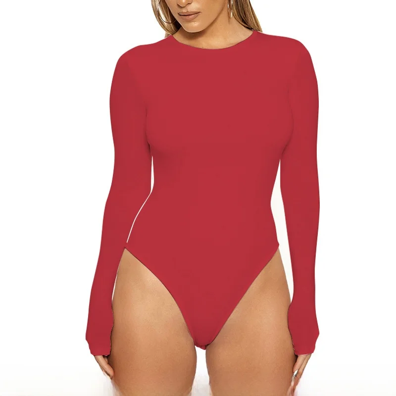 Herbst Winter frauen Enge Casual Lange Sve Basis Schicht Top Body Bequeme Unterwäsche ort Hosen Ultra Dünne Lycra