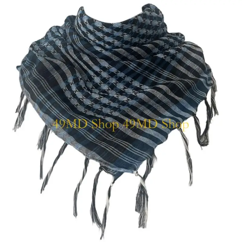 49MD Multi Purpose Middle East Kerchief Adult Breathable Headscarf Religious Scarf