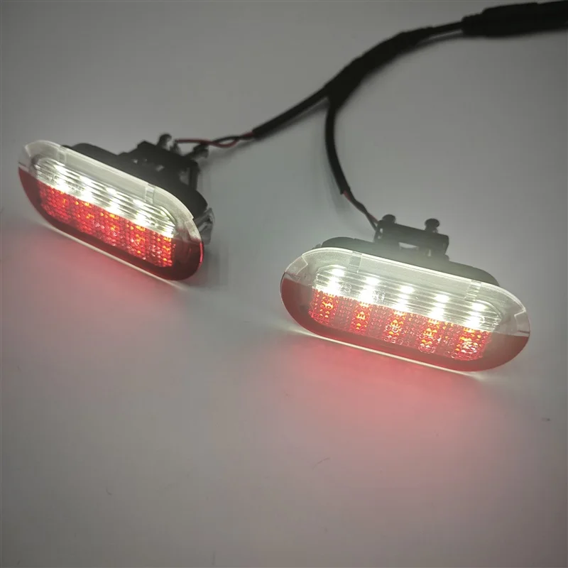 

2x для VW Golf MK3 MK4 Beetle Jetta Bora Polo Sharan Vento Touran Skoda Octavia Стайлинг автомобиля светодиодный люминесцентный свет двери